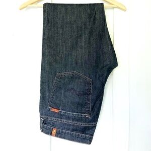 7 For All Mankind Men’s Dark Wash Boot Cut Jeans